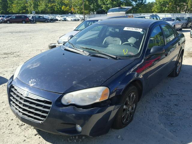 1C3EL66R64N395983 - 2004 CHRYSLER SEBRING BLACK photo 2