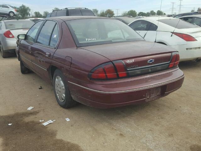 2G1WL52M3X1109378 - 1999 CHEVROLET LUMINA BAS ბურგუნდია ფოტო 3