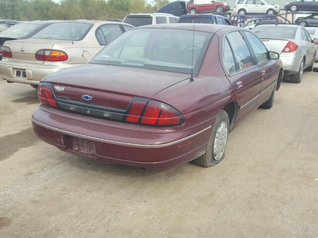 2G1WL52M3X1109378 - 1999 CHEVROLET LUMINA BAS ბურგუნდია ფოტო 4