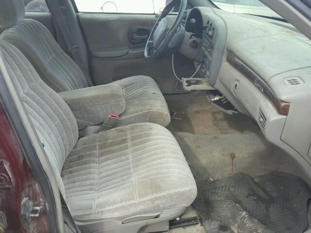 2G1WL52M3X1109378 - 1999 CHEVROLET LUMINA BAS ბურგუნდია ფოტო 5