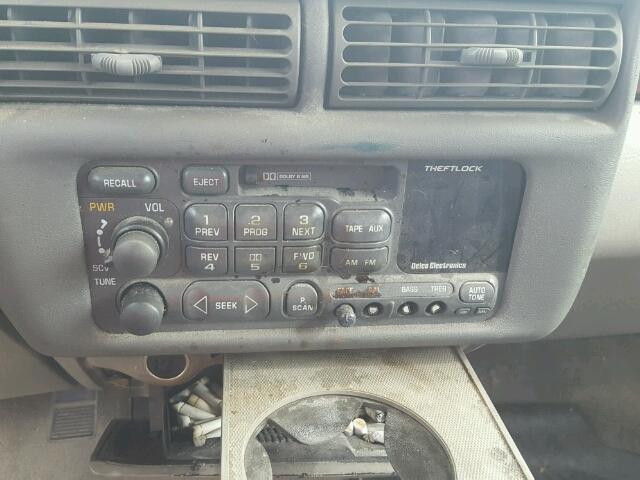 2G1WL52M3X1109378 - 1999 CHEVROLET LUMINA BAS ბურგუნდია ფოტო 9