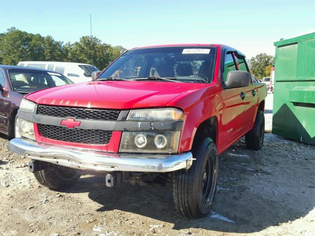 1GCCS136348203257 - 2004 CHEVROLET COLORADO RED photo 2