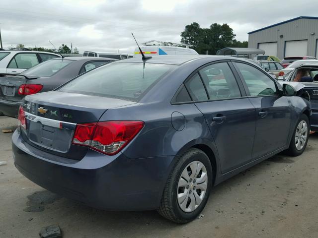 1G1PA5SG0D7163773 - 2013 CHEVROLET CRUZE LS BLUE photo 4