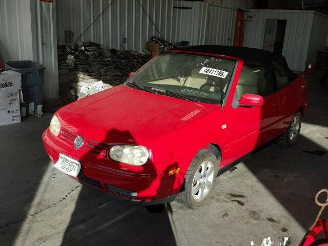 3VWDC21V11M807251 - 2001 VOLKSWAGEN CABRIO GLX 红色 照片 2