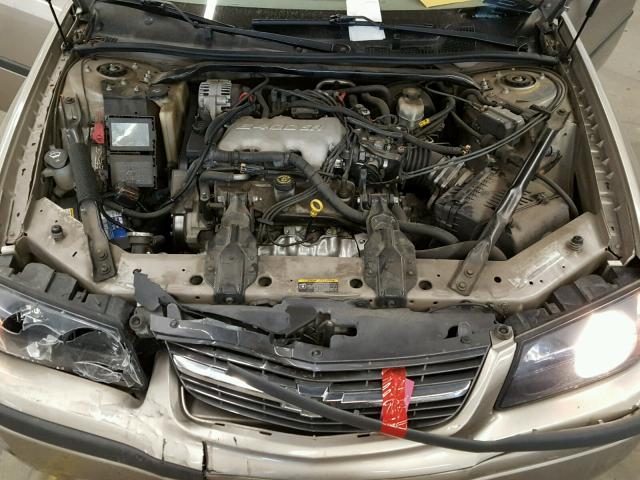 2G1WF55E929189274 - 2002 CHEVROLET IMPALA GOLD photo 7