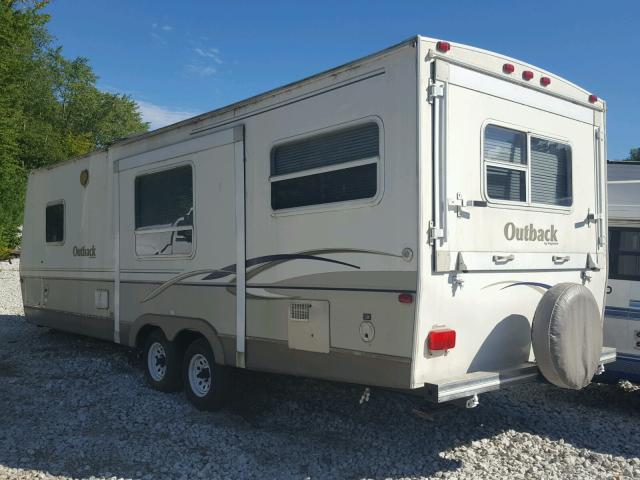 4YDT27R275G913614 - 2005 KEYSTONE OUTBACK WHITE photo 3