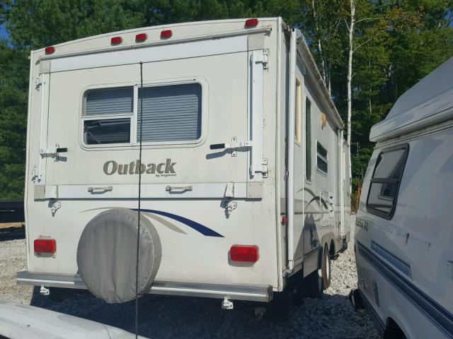 4YDT27R275G913614 - 2005 KEYSTONE OUTBACK WHITE photo 4