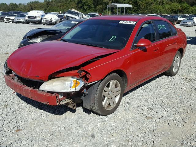 2G1WC583781230429 - 2008 CHEVROLET IMPALA RED photo 2