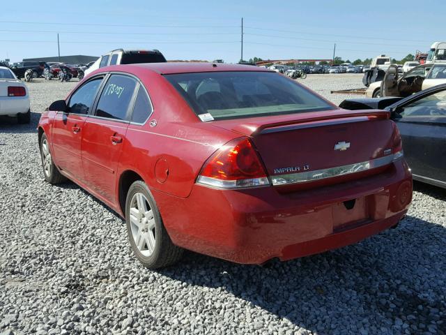 2G1WC583781230429 - 2008 CHEVROLET IMPALA RED photo 3