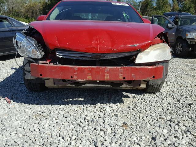 2G1WC583781230429 - 2008 CHEVROLET IMPALA RED photo 9