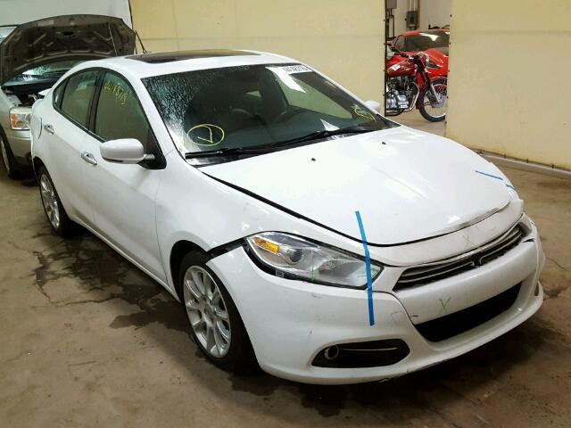 1C3CDFCA3DD307769 - 2013 DODGE DART LIMIT WHITE photo 1