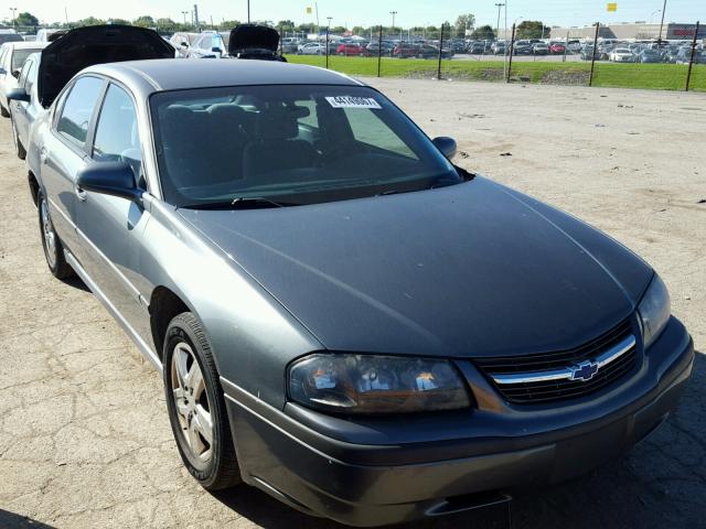 2G1WF52K549305955 - 2004 CHEVROLET IMPALA GRAY photo 1