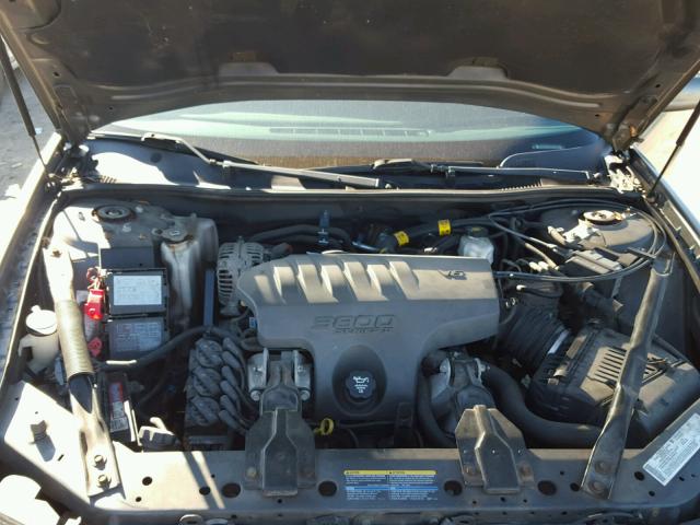 2G1WF52K549305955 - 2004 CHEVROLET IMPALA GRAY photo 7