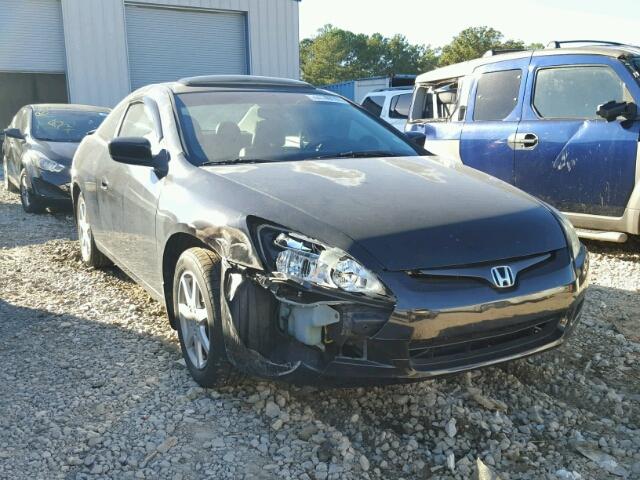 1HGCM82654A005617 - 2004 HONDA ACCORD EX BLACK photo 1