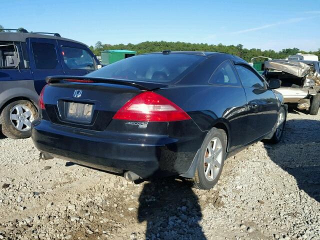 1HGCM82654A005617 - 2004 HONDA ACCORD EX BLACK photo 4