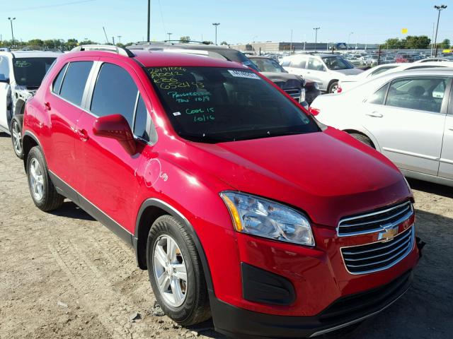 KL7CJLSB0GB652493 - 2016 CHEVROLET TRAX RED photo 1