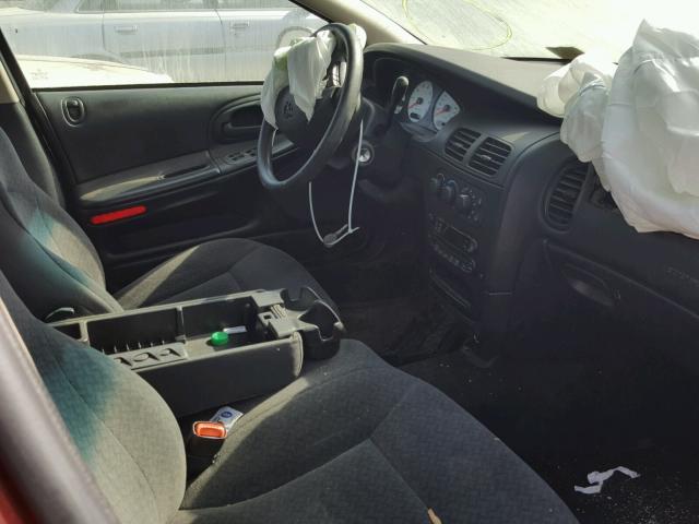 2B3HD46R64H706803 - 2004 DODGE INTREPID S წითელი ფოტო 5