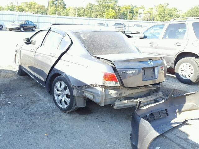 1HGCP2F89AA128493 - 2010 HONDA ACCORD EXL GRAY photo 3