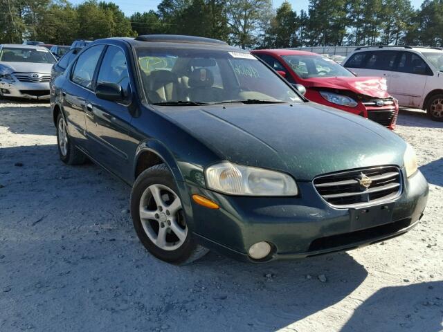 JN1CA31A1YT206234 - 2000 NISSAN MAXIMA GLE GREEN photo 1