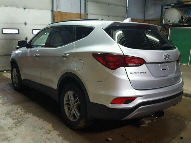 5XYZUDLB8JG513119 - 2018 HYUNDAI SANTA FE S SILVER photo 3