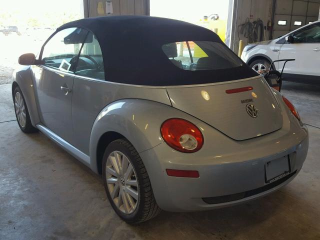 3VWRW3AL2AM009536 - 2010 VOLKSWAGEN NEW BEETLE 蓝色 照片 3
