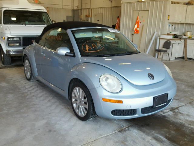 3VWRW3AL2AM009536 - 2010 VOLKSWAGEN NEW BEETLE 蓝色 照片 9