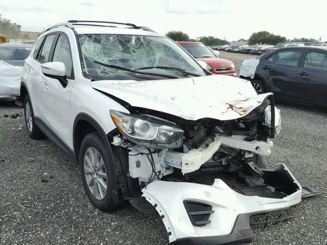 JM3KE2BY4G0643316 - 2016 MAZDA CX-5 SPORT WHITE photo 1