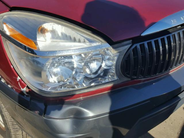 3G5DA03E85S552116 - 2005 BUICK RENDEZVOUS RED photo 9