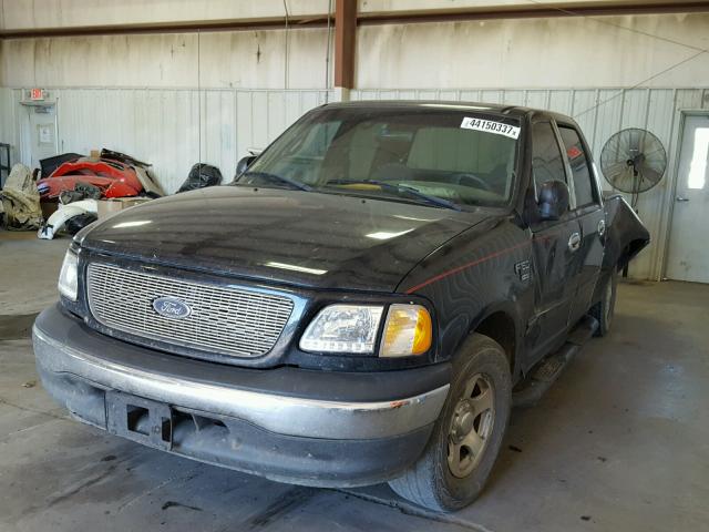 1FTRW07L81KE13828 - 2001 FORD F150 SUPER BLACK photo 2