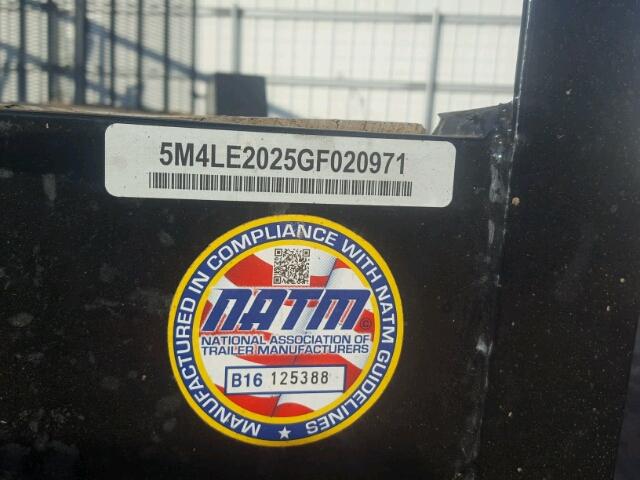 5M4LE2025GF020971 - 2016 LIBE TRAILER BLACK photo 10