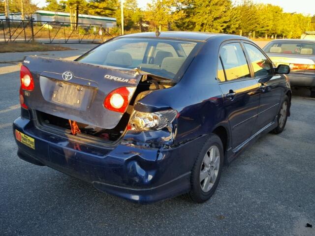 2T1BR32EX6C630809 - 2006 TOYOTA COROLLA BLUE photo 4