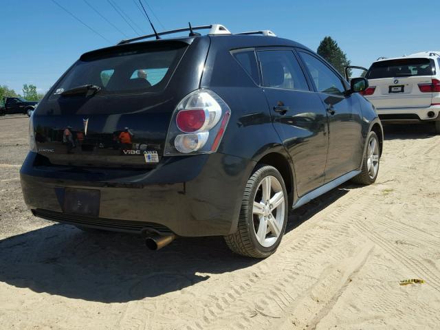 5Y2SM67099Z422301 - 2009 PONTIAC VIBE BLACK photo 4