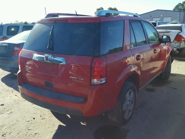 5GZCZ63406S878558 - 2006 SATURN VUE RED photo 4