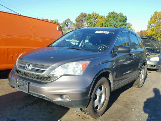 5J6RE4H34AL036850 - 2010 HONDA CR-V LX BROWN photo 2