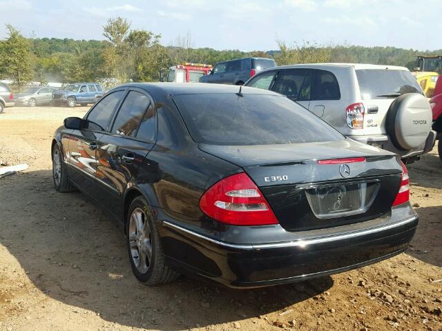 WDBUF56J16A936093 - 2006 MERCEDES-BENZ E 350 BLACK photo 3