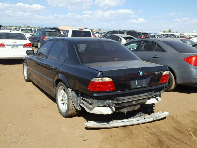 WBAGG83471DN89501 - 2001 BMW 740 I AUTO BLACK photo 3