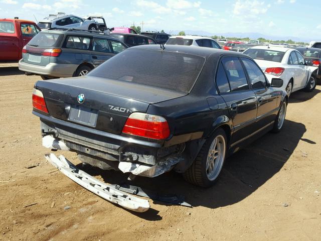 WBAGG83471DN89501 - 2001 BMW 740 I AUTO BLACK photo 4