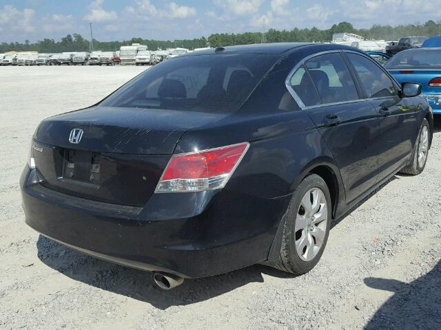 1HGCP26889A106772 - 2009 HONDA ACCORD EXL BLACK photo 4