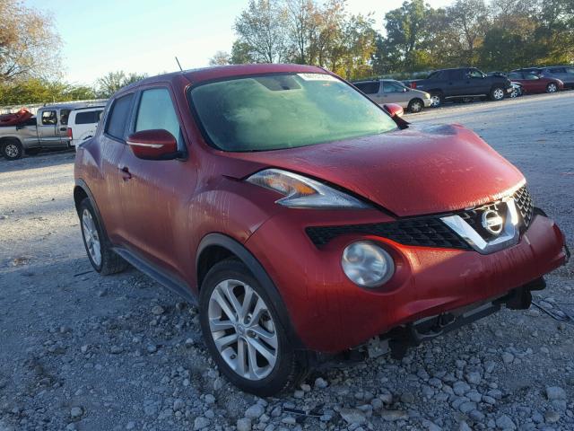 JN8AF5MV8FT560642 - 2015 NISSAN JUKE S RED photo 1