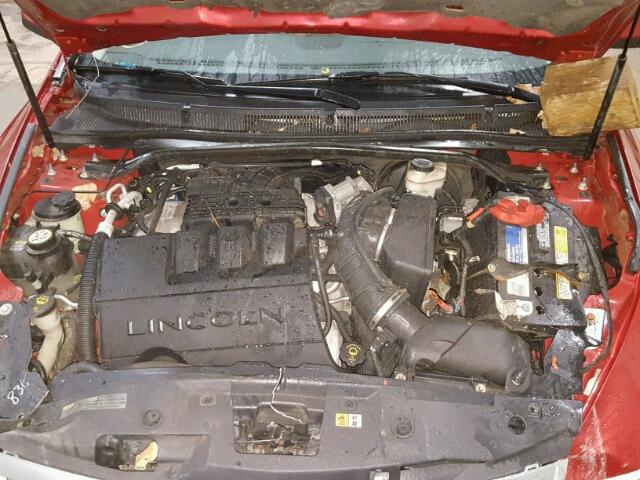 1LNHM93R59G635611 - 2009 LINCOLN MKS MAROON photo 7