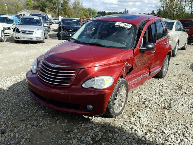 3A8FY68868T183122 - 2008 CHRYSLER PT CRUISER RED photo 2