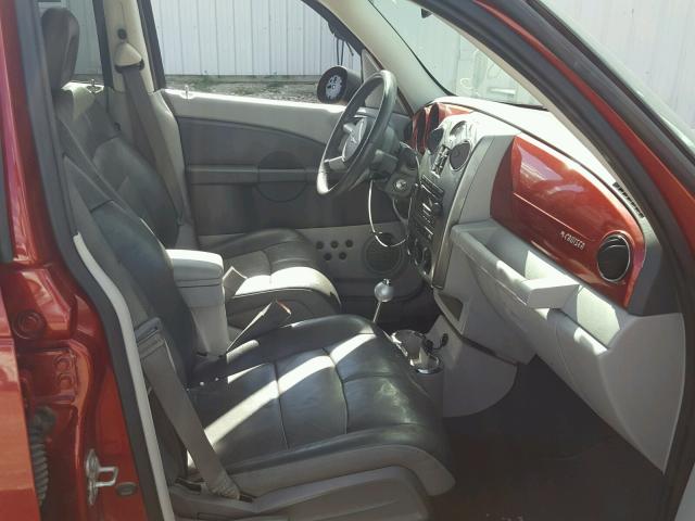 3A8FY68868T183122 - 2008 CHRYSLER PT CRUISER RED photo 5