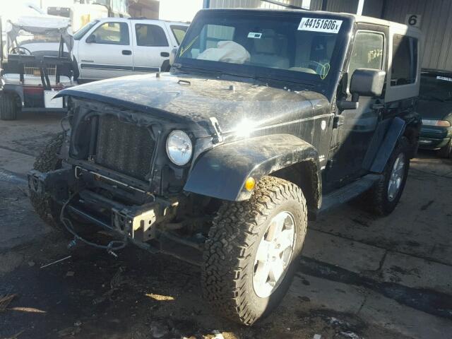 1J4FA54128L528909 - 2008 JEEP WRANGLER S 黑色 照片 2