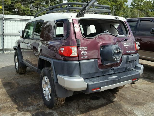 JTEBU11F070088074 - 2007 TOYOTA FJ CRUISER PURPLE photo 3