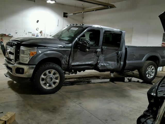 1FT7W2BT0BEB35047 - 2011 FORD F250 SUPER GRAY photo 2