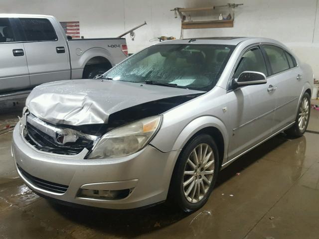 1G8ZV57717F130184 - 2007 SATURN AURA XR SILVER photo 2