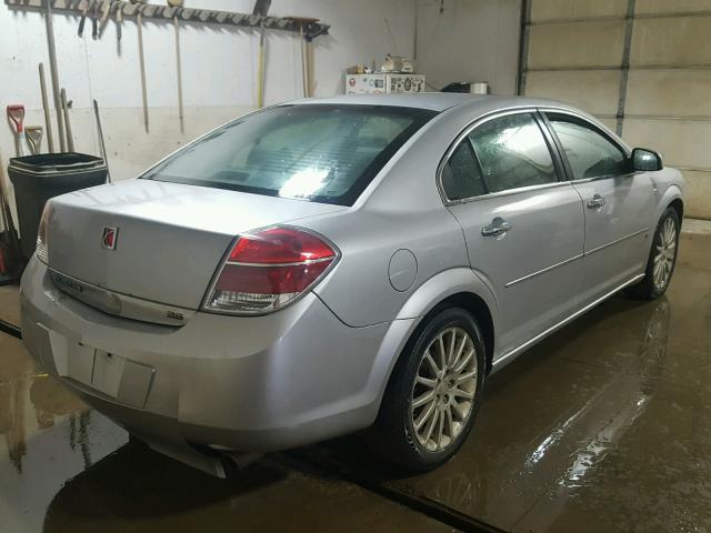 1G8ZV57717F130184 - 2007 SATURN AURA XR SILVER photo 4