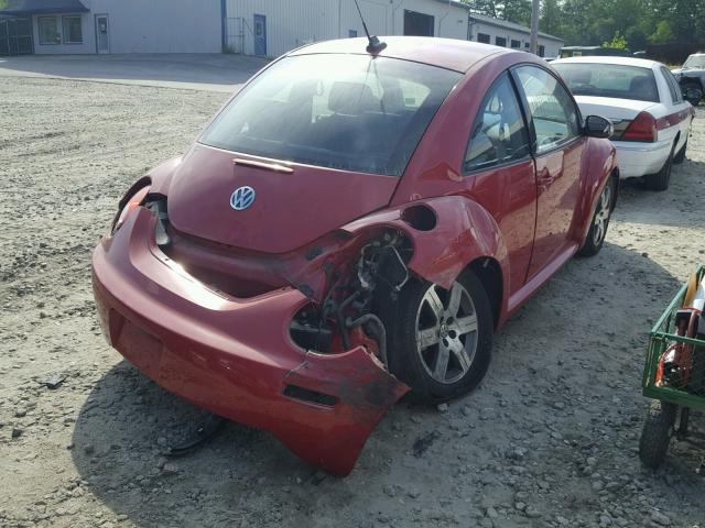 3VWPG31C56M421350 - 2006 VOLKSWAGEN NEW BEETLE 红色 照片 4
