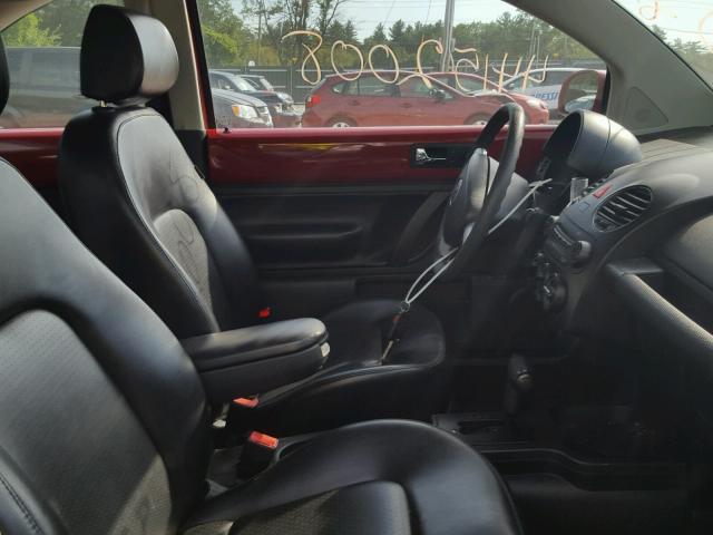 3VWPG31C56M421350 - 2006 VOLKSWAGEN NEW BEETLE 红色 照片 5