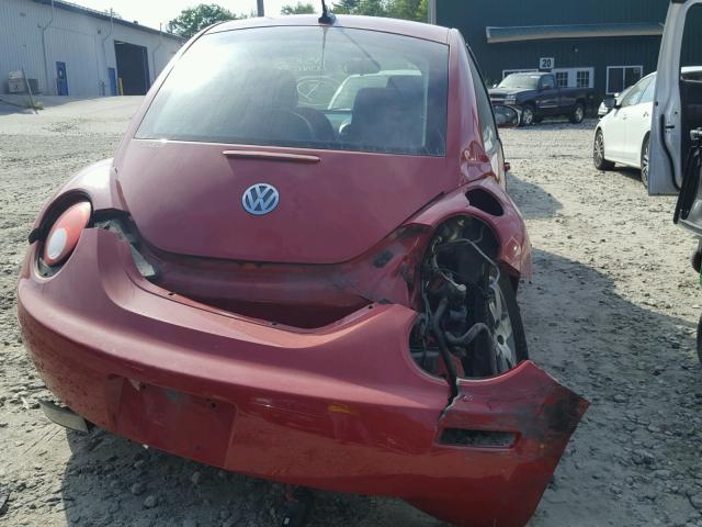 3VWPG31C56M421350 - 2006 VOLKSWAGEN NEW BEETLE 红色 照片 9